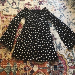VICI dolls Polka dot black dress